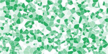 Vitray renkli voronoi fileto, vektör soyut ile. Düzensiz hücre arka plan deseni. 2D geometrik şekiller kılavuz. En boy oranı 2:1