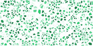 Vitray renkli voronoi fileto, vektör soyut ile. Düzensiz hücre arka plan deseni. 2D geometrik şekiller kılavuz. En boy oranı 2:1