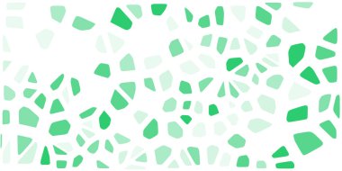 Vitray renkli voronoi fileto, vektör soyut ile. Düzensiz hücre arka plan deseni. 2D geometrik şekiller kılavuz. En boy oranı 2:1