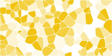 Vitray renkli voronoi fileto, vektör soyut ile. Düzensiz hücre arka plan deseni. 2D geometrik şekiller kılavuz. En boy oranı 2:1