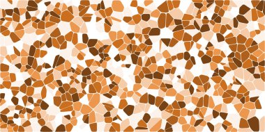 Vitray renkli voronoi fileto, vektör soyut ile. Düzensiz hücre arka plan deseni. 2D geometrik şekiller kılavuz. En boy oranı 2:1