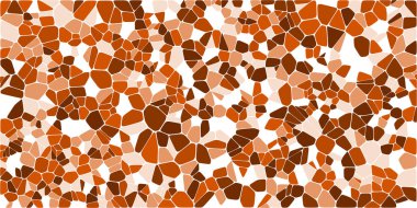 Vitray renkli voronoi fileto, vektör soyut ile. Düzensiz hücre arka plan deseni. 2D geometrik şekiller kılavuz. En boy oranı 2:1