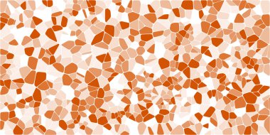 Vitray renkli voronoi fileto, vektör soyut ile. Düzensiz hücre arka plan deseni. 2D geometrik şekiller kılavuz. En boy oranı 2:1