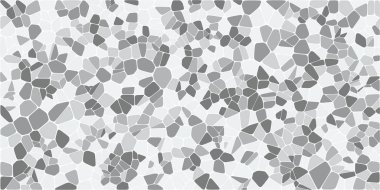 Vitray renkli voronoi fileto, vektör soyut ile. Düzensiz hücre arka plan deseni. 2D geometrik şekiller kılavuz. En boy oranı 2:1