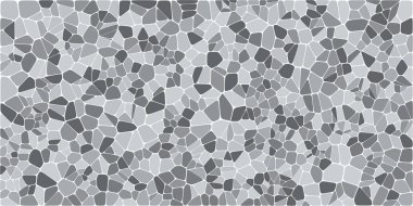 Vitray renkli voronoi fileto, vektör soyut ile. Düzensiz hücre arka plan deseni. 2D geometrik şekiller kılavuz. En boy oranı 2:1