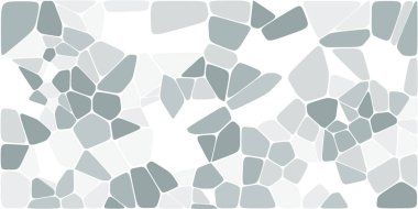 Vitray renkli voronoi fileto, vektör soyut ile. Düzensiz hücre arka plan deseni. 2D geometrik şekiller kılavuz. En boy oranı 2:1