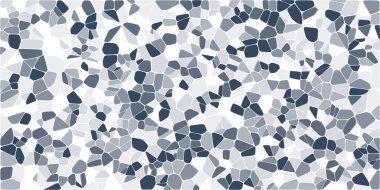 Vitray renkli voronoi fileto, vektör soyut ile. Düzensiz hücre arka plan deseni. 2D geometrik şekiller kılavuz. En boy oranı 2:1