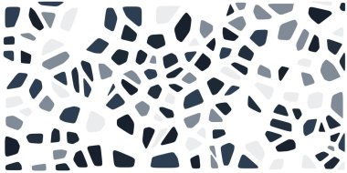 Vitray renkli voronoi fileto, vektör soyut ile. Düzensiz hücre arka plan deseni. 2D geometrik şekiller kılavuz. En boy oranı 2:1