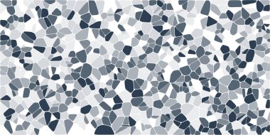 Vitray renkli voronoi fileto, vektör soyut ile. Düzensiz hücre arka plan deseni. 2D geometrik şekiller kılavuz. En boy oranı 2:1