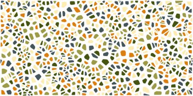 Vitray renkli voronoi fileto, vektör soyut ile. Düzensiz hücre arka plan deseni. 2D geometrik şekiller kılavuz. En boy oranı 2:1