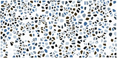 Vitray renkli voronoi fileto, vektör soyut ile. Düzensiz hücre arka plan deseni. 2D geometrik şekiller kılavuz. En boy oranı 2:1