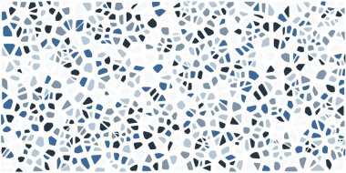 Vitray renkli voronoi fileto, vektör soyut ile. Düzensiz hücre arka plan deseni. 2D geometrik şekiller kılavuz. En boy oranı 2:1
