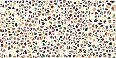 Vitray renkli voronoi fileto, vektör soyut ile. Düzensiz hücre arka plan deseni. 2D geometrik şekiller kılavuz. En boy oranı 2:1