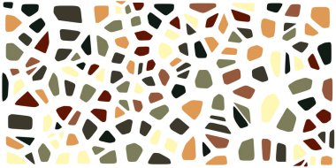 Vitray renkli voronoi fileto, vektör soyut ile. Düzensiz hücre arka plan deseni. 2D geometrik şekiller kılavuz. En boy oranı 2:1