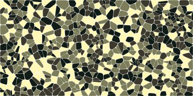 Vitray renkli voronoi fileto, vektör soyut ile. Düzensiz hücre arka plan deseni. 2D geometrik şekiller kılavuz. En boy oranı 2:1