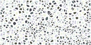 Vitray renkli voronoi fileto, vektör soyut ile. Düzensiz hücre arka plan deseni. 2D geometrik şekiller kılavuz. En boy oranı 2:1