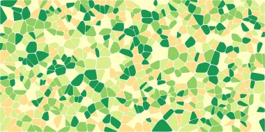 Vitray renkli voronoi fileto, vektör soyut ile. Düzensiz hücre arka plan deseni. 2D geometrik şekiller kılavuz. En boy oranı 2:1