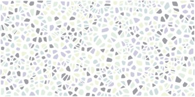 Vitray renkli voronoi fileto, vektör soyut ile. Düzensiz hücre arka plan deseni. 2D geometrik şekiller kılavuz. En boy oranı 2:1