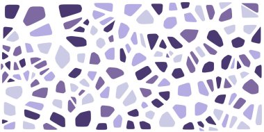 Vitray renkli voronoi fileto, vektör soyut ile. Düzensiz hücre arka plan deseni. 2D geometrik şekiller kılavuz. En boy oranı 2:1