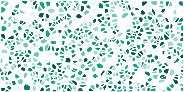 Vitray renkli voronoi fileto, vektör soyut ile. Düzensiz hücre arka plan deseni. 2D geometrik şekiller kılavuz. En boy oranı 2:1