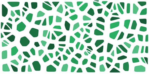 Glasmalerei Bunte Voronoi Mit Filet Vektor Abstrakt Unregelmäßige Zellen Hintergrundmuster — Stockvektor