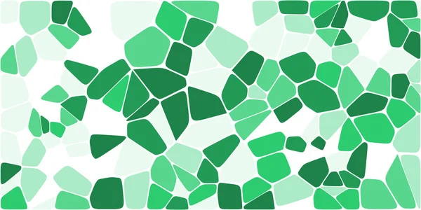 Vitrail Voronoi Coloré Avec Filet Vecteur Abstrait Modèle Fond Cellules — Image vectorielle