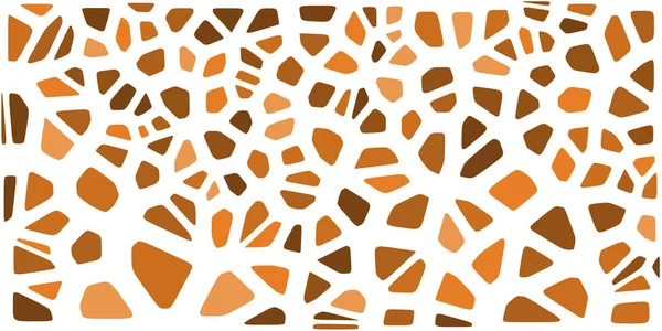 Vitray renkli voronoi fileto, vektör soyut ile. Düzensiz hücre arka plan deseni. 2D geometrik şekiller kılavuz. En boy oranı 2:1