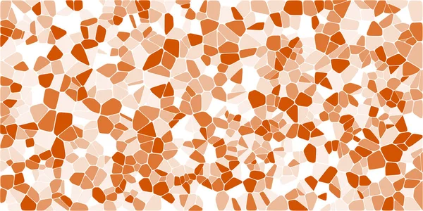 Vitray renkli voronoi fileto, vektör soyut ile. Düzensiz hücre arka plan deseni. 2D geometrik şekiller kılavuz. En boy oranı 2:1