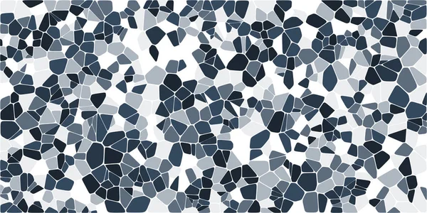 Vitray renkli voronoi fileto, vektör soyut ile. Düzensiz hücre arka plan deseni. 2D geometrik şekiller kılavuz. En boy oranı 2:1