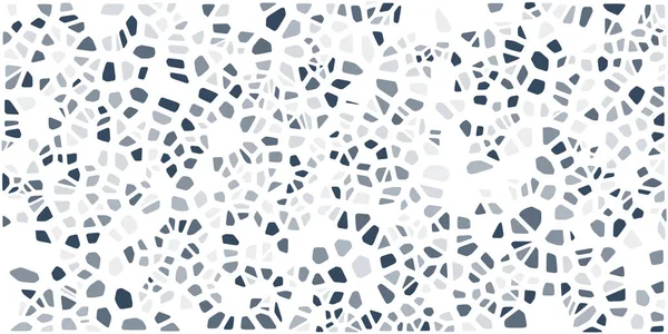 Vitray renkli voronoi fileto, vektör soyut ile. Düzensiz hücre arka plan deseni. 2D geometrik şekiller kılavuz. En boy oranı 2:1