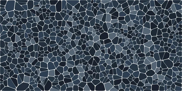 Vetrata Colorata Voronoi Con Filetto Vettore Astratto Modello Sfondo Celle — Vettoriale Stock