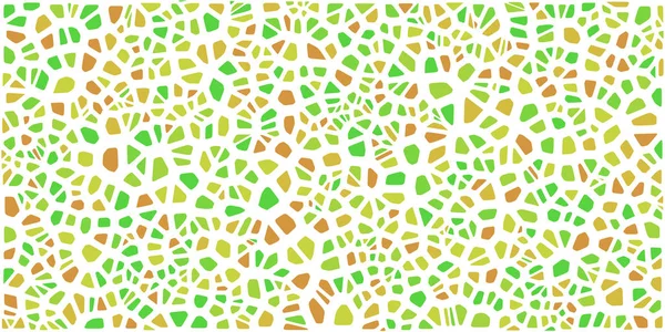 Vitray renkli voronoi fileto, vektör soyut ile. Düzensiz hücre arka plan deseni. 2D geometrik şekiller kılavuz. En boy oranı 2:1