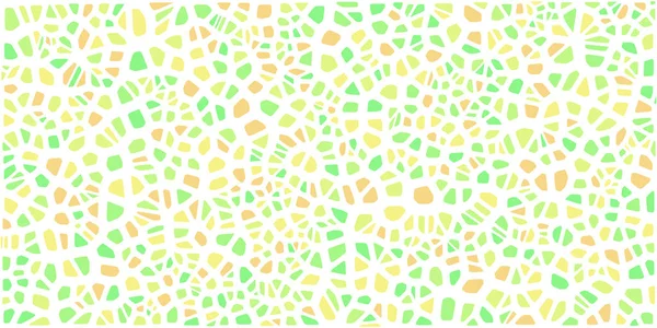 Witraże Kolorowe Voronoi Zaokrąglenia Streszczenie Wektor Wzór Tła Komórek Nieprawidłowych — Wektor stockowy
