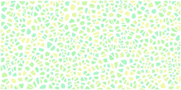 Vitray renkli voronoi fileto, vektör soyut ile. Düzensiz hücre arka plan deseni. 2D geometrik şekiller kılavuz. En boy oranı 2:1