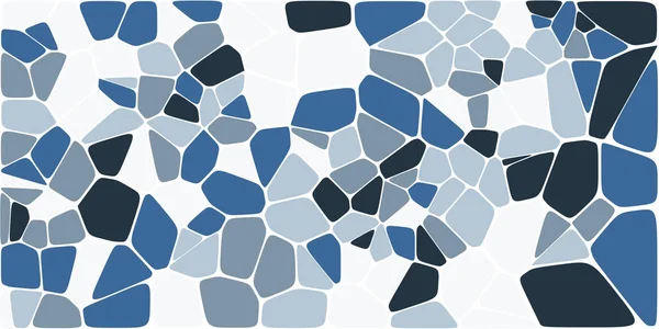 Vitray renkli voronoi fileto, vektör soyut ile. Düzensiz hücre arka plan deseni. 2D geometrik şekiller kılavuz. En boy oranı 2:1