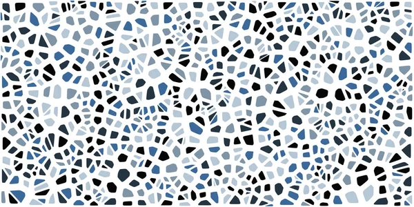 Vitray renkli voronoi fileto, vektör soyut ile. Düzensiz hücre arka plan deseni. 2D geometrik şekiller kılavuz. En boy oranı 2:1