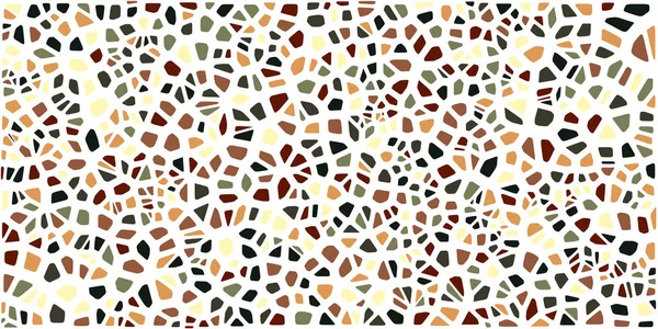 Vitray renkli voronoi fileto, vektör soyut ile. Düzensiz hücre arka plan deseni. 2D geometrik şekiller kılavuz. En boy oranı 2:1