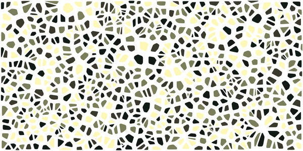 Vitray renkli voronoi fileto, vektör soyut ile. Düzensiz hücre arka plan deseni. 2D geometrik şekiller kılavuz. En boy oranı 2:1