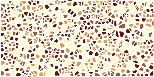 Vitray renkli voronoi fileto, vektör soyut ile. Düzensiz hücre arka plan deseni. 2D geometrik şekiller kılavuz. En boy oranı 2:1