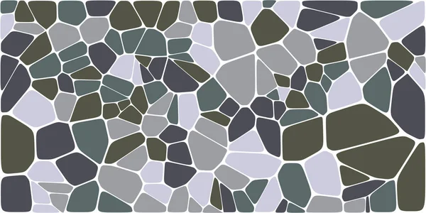 Vitrail Voronoi Coloré Avec Filet Vecteur Abstrait Modèle Fond Cellules — Image vectorielle