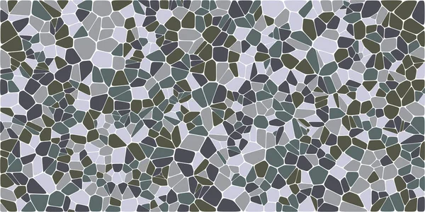 Vitray renkli voronoi fileto, vektör soyut ile. Düzensiz hücre arka plan deseni. 2D geometrik şekiller kılavuz. En boy oranı 2:1