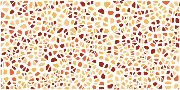 Vitray renkli voronoi fileto, vektör soyut ile. Düzensiz hücre arka plan deseni. 2D geometrik şekiller kılavuz. En boy oranı 2:1
