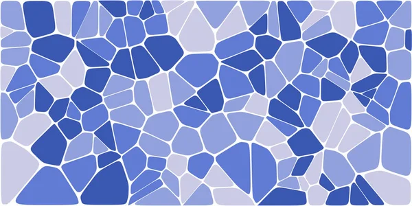 ステンド グラス カラフルなボロノイ フィレット 抽象的なベクトルを持つ 不規則なセルは背景パターンです の幾何学的図形のグリッド 縦横比 — ストックベクタ