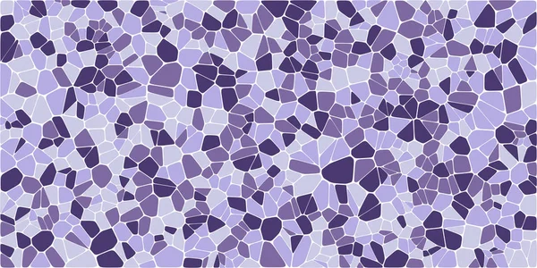 Vitray renkli voronoi fileto, vektör soyut ile. Düzensiz hücre arka plan deseni. 2D geometrik şekiller kılavuz. En boy oranı 2:1