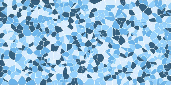 Vitray renkli voronoi fileto, vektör soyut ile. Düzensiz hücre arka plan deseni. 2D geometrik şekiller kılavuz. En boy oranı 2:1