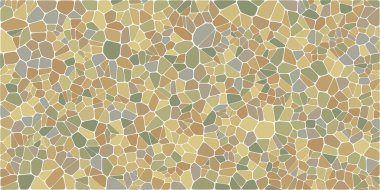 Vitray renkli voronoi fileto, vektör soyut ile. Düzensiz hücre arka plan deseni. 2D geometrik şekiller kılavuz. En boy oranı 2:1