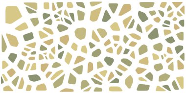 Vitray renkli voronoi fileto, vektör soyut ile. Düzensiz hücre arka plan deseni. 2D geometrik şekiller kılavuz. En boy oranı 2:1