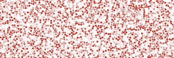 Seyrek suluboya konfeti nokta beyaz arka plan üzerinde renkli. Kaotik desen daire dijital. En boy oranı 3:1