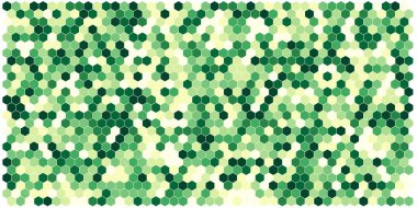 Altıgen kılavuz arka plan doku deseninin renkli. Petek vektör arka plan. İzometrik geometri. En boy oranı 2:1