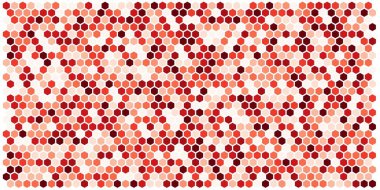 Altıgen kılavuz arka plan doku deseninin renkli. Petek vektör arka plan. İzometrik geometri. En boy oranı 2:1